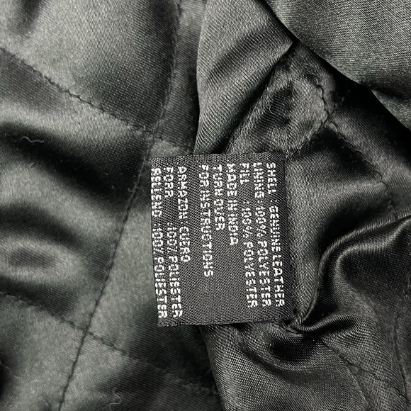 Vintage Legendary Whitetails Deer Gear Leather‎ Jacket Bomber Hunting Coat XL - Picture 7 of 10